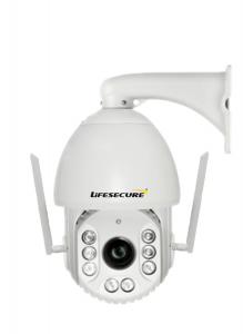 LIFESECURE Huawei Hisilicon 4G IR High Speed Dome Camera With 30A Solar Panel Inverter Complete 60AH Solar Battery