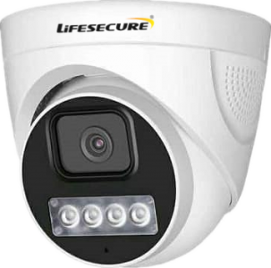 LIFESECURE LSIPC-2K51D 5.0MP Dual Light Dome AI PoE IP Camera With Mic